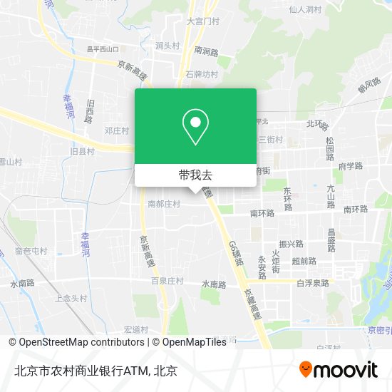 北京市农村商业银行ATM地图