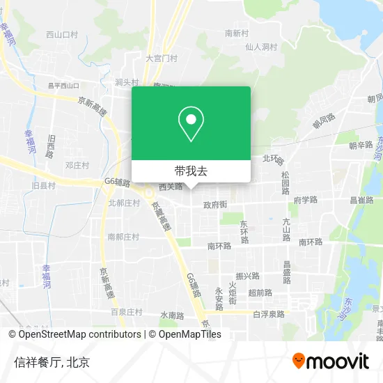 信祥餐厅地图