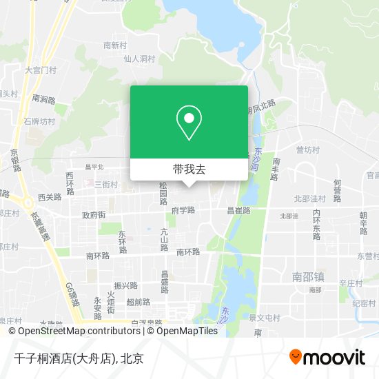 千子桐酒店(大舟店)地图