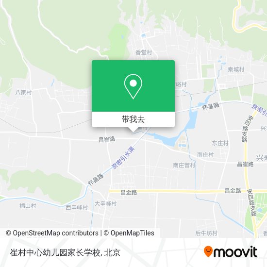 崔村中心幼儿园家长学校地图