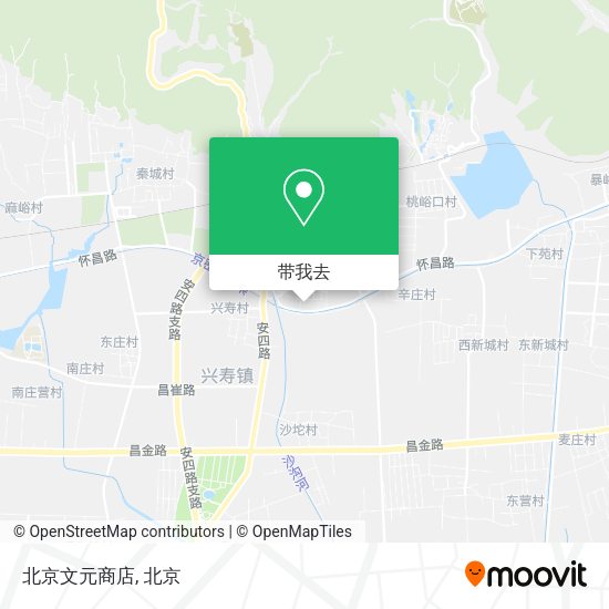 北京文元商店地图
