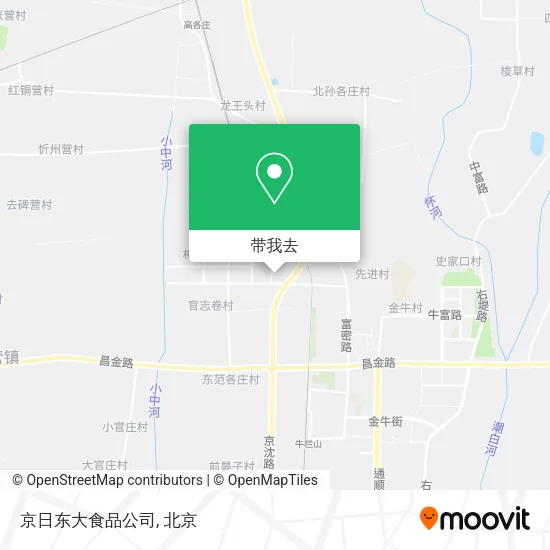 京日东大食品公司地图