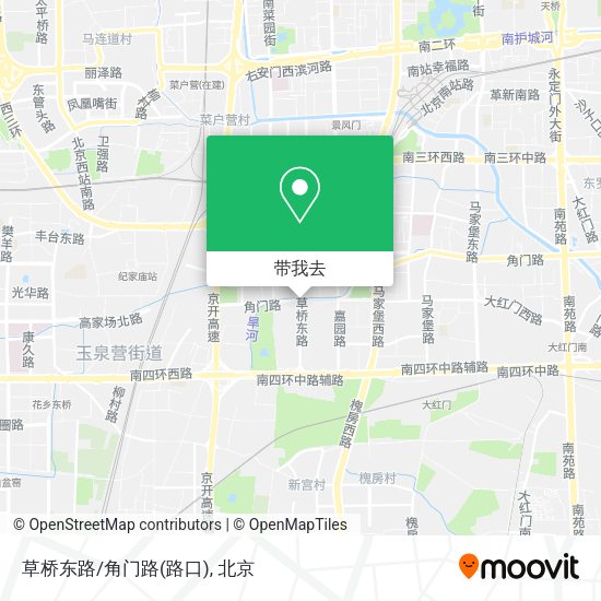 草桥东路/角门路(路口)地图
