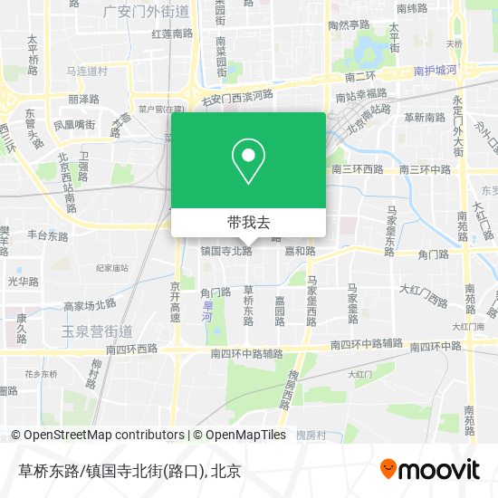 草桥东路/镇国寺北街(路口)地图