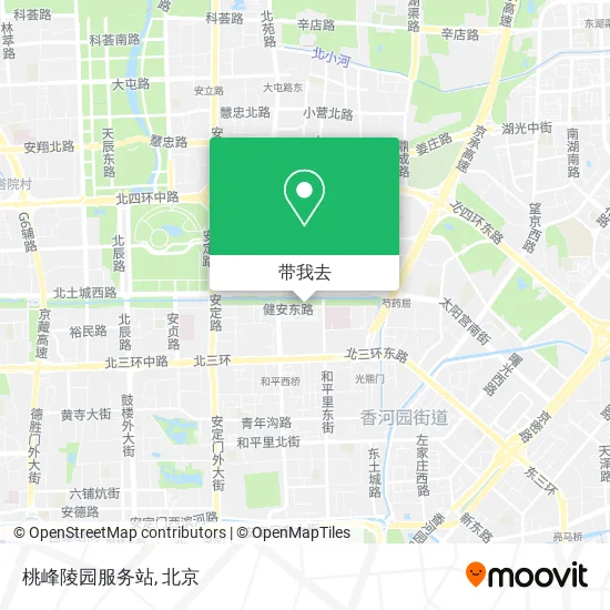 桃峰陵园服务站地图