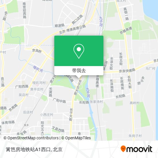 篱笆房地铁站A1西口地图