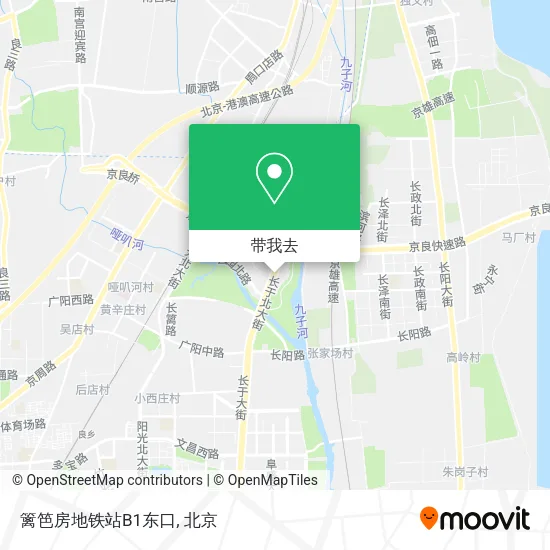 篱笆房地铁站B1东口地图