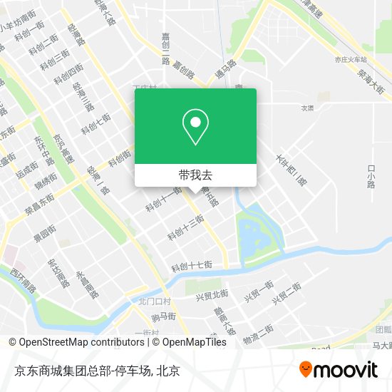 京东商城集团总部-停车场地图