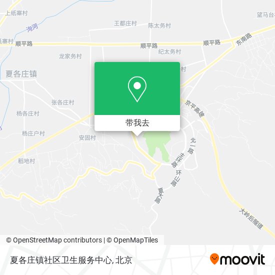 夏各庄镇社区卫生服务中心地图