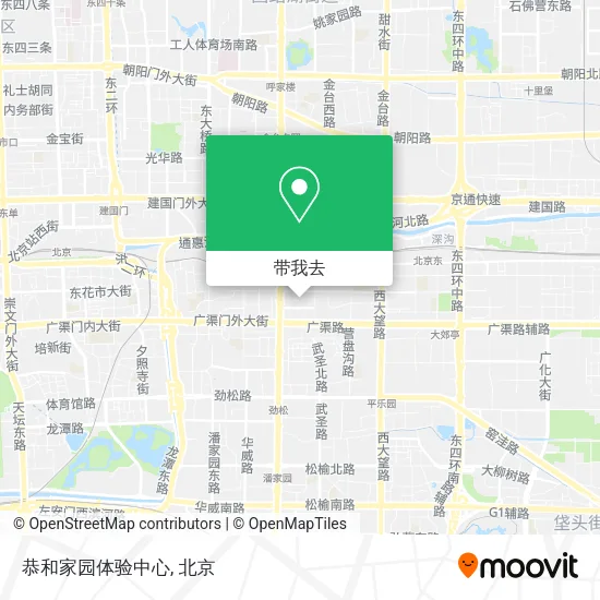 恭和家园体验中心地图