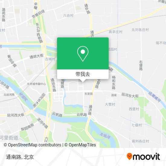 通南路地图