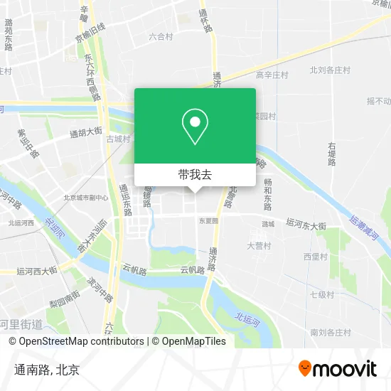 通南路地图