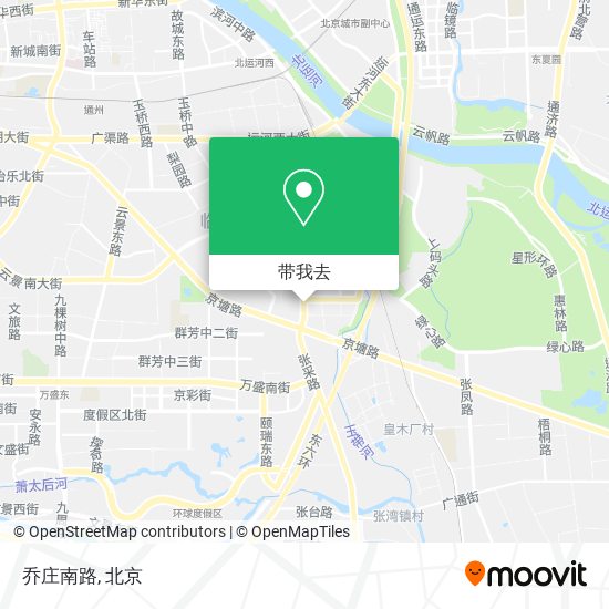 乔庄南路地图