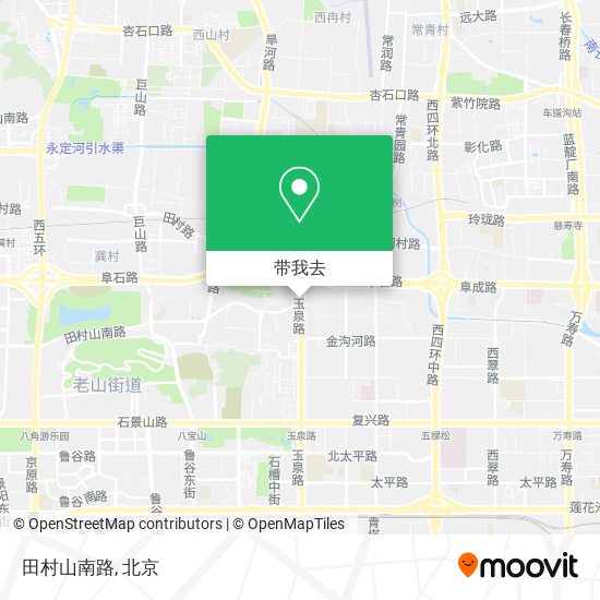 田村山南路地图