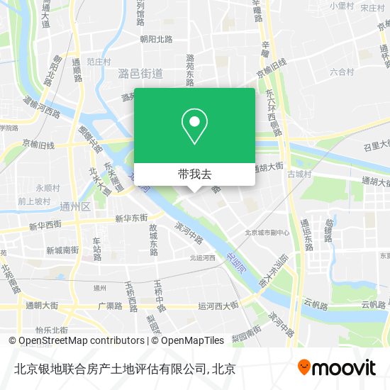 北京银地联合房产土地评估有限公司地图