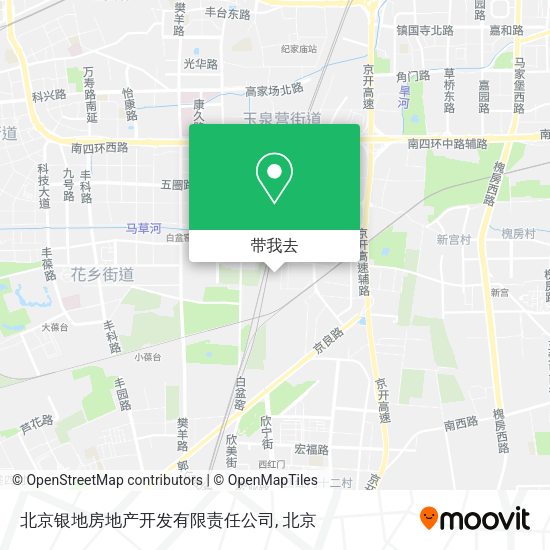 北京银地房地产开发有限责任公司地图