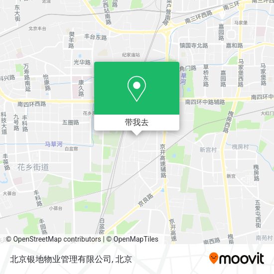 北京银地物业管理有限公司地图