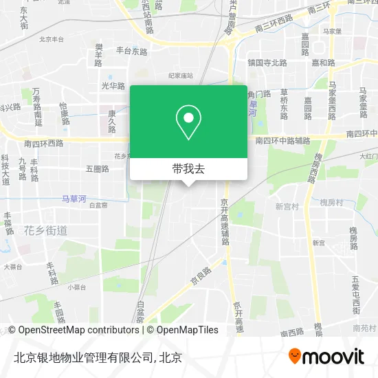 北京银地物业管理有限公司地图