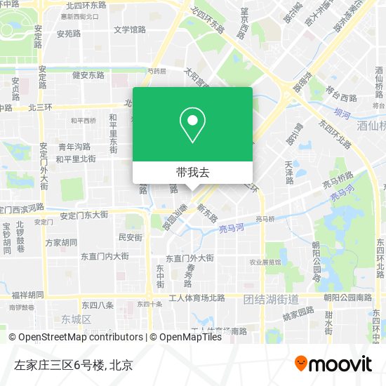 左家庄三区6号楼地图