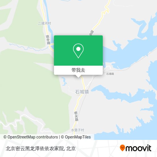 北京密云黑龙潭依依农家院地图