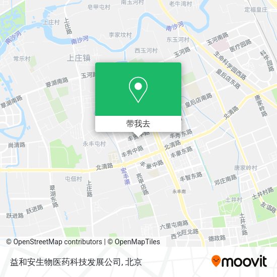 益和安生物医药科技发展公司地图