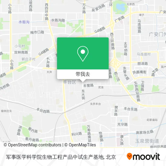军事医学科学院生物工程产品中试生产基地地图
