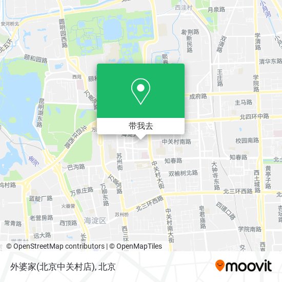 外婆家(北京中关村店)地图