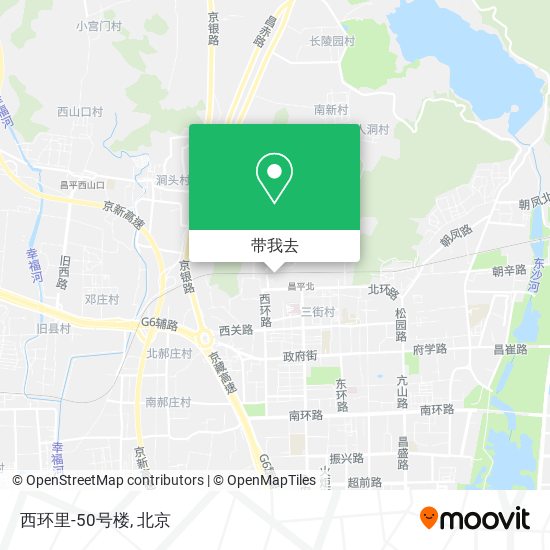 西环里-50号楼地图