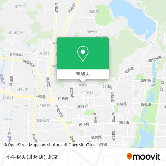 小牛锅贴(北环店)地图