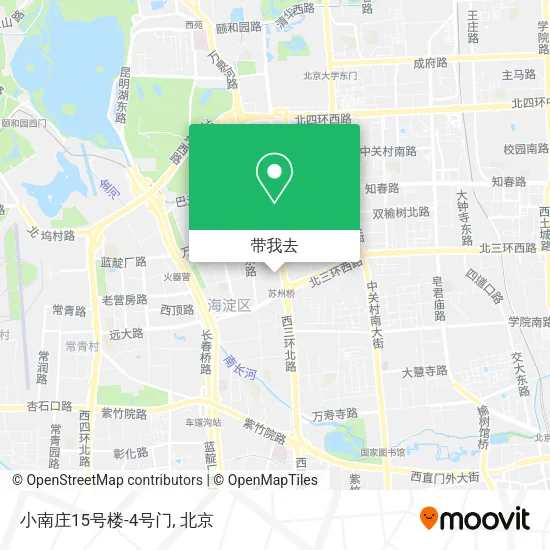 小南庄15号楼-4号门地图
