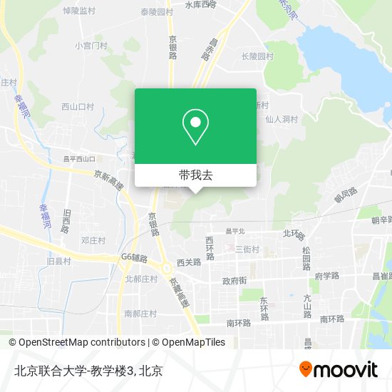 北京联合大学-教学楼3地图