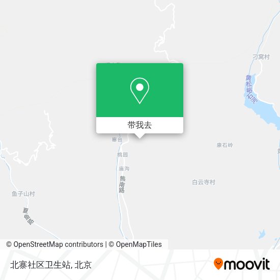 北寨社区卫生站地图