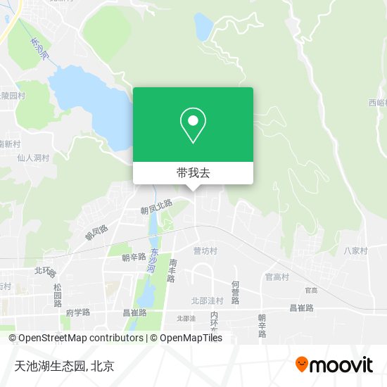天池湖生态园地图