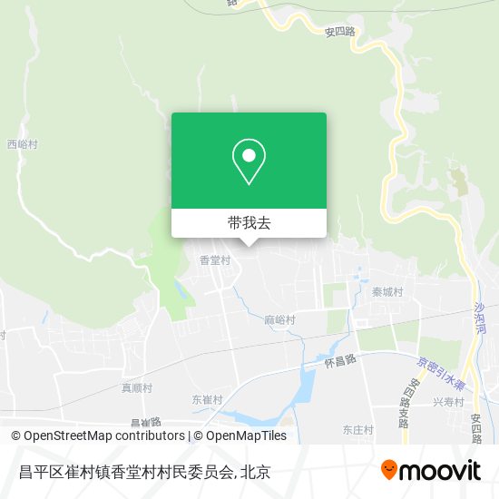 昌平区崔村镇香堂村村民委员会地图