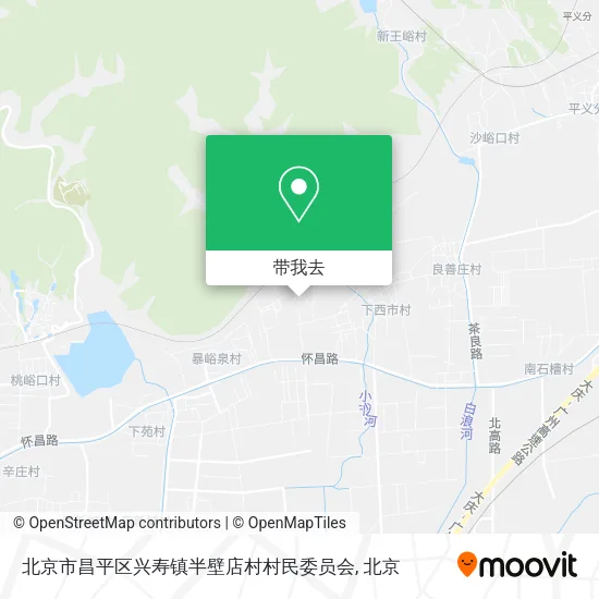北京市昌平区兴寿镇半壁店村村民委员会地图