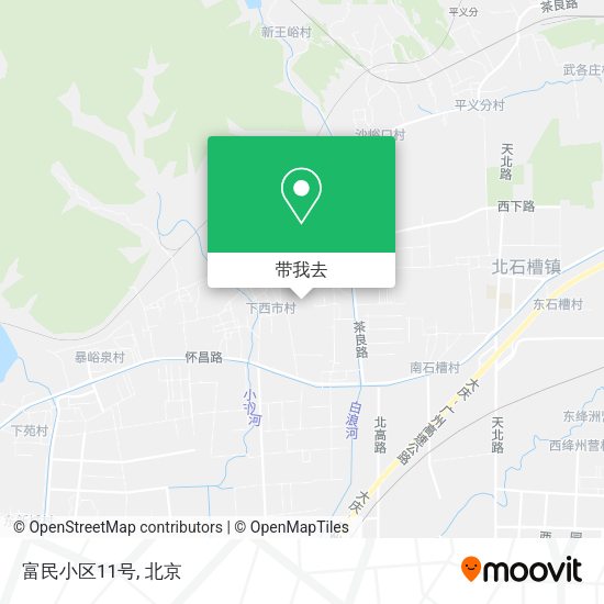 富民小区11号地图