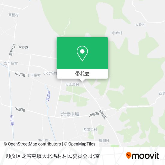 顺义区龙湾屯镇大北坞村村民委员会地图