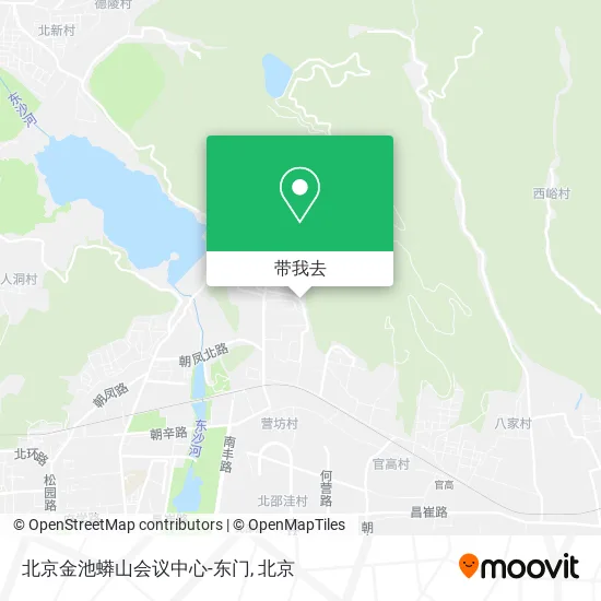北京金池蟒山会议中心-东门地图