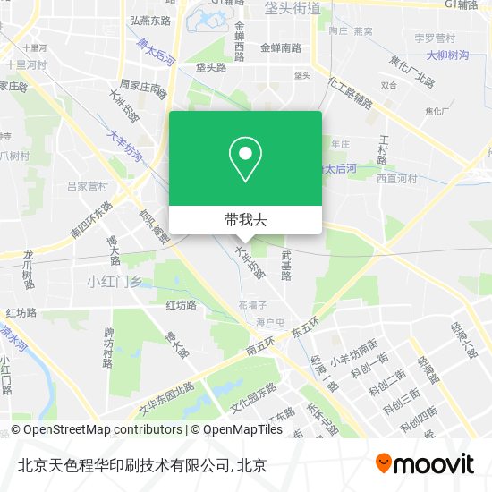 北京天色程华印刷技术有限公司地图