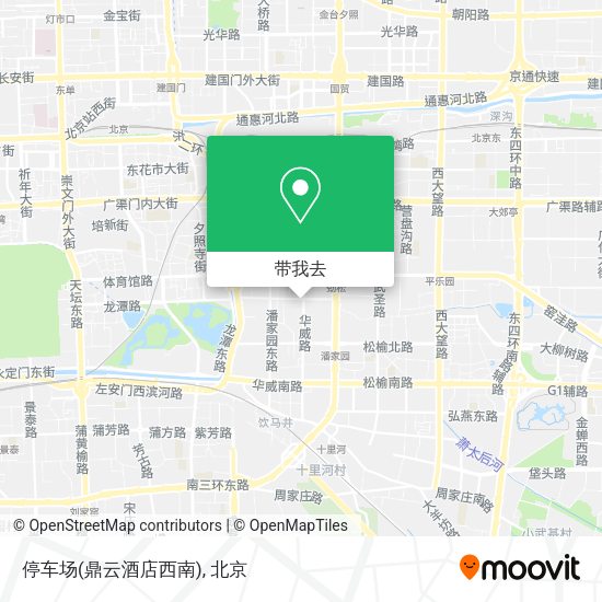 停车场(鼎云酒店西南)地图