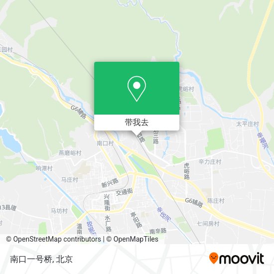 南口一号桥地图