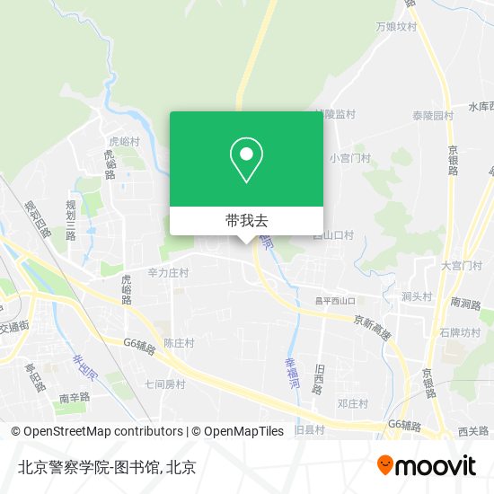 北京警察学院-图书馆地图