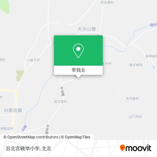 后北宫晓华小学地图