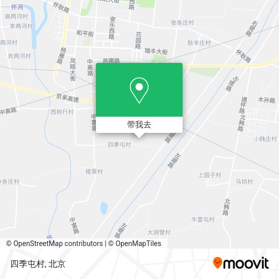 四季屯村地图