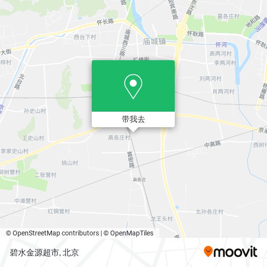 碧水金源超市地图