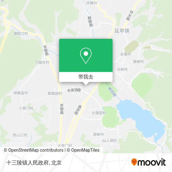十三陵镇人民政府地图