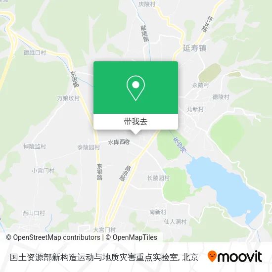 国土资源部新构造运动与地质灾害重点实验室地图