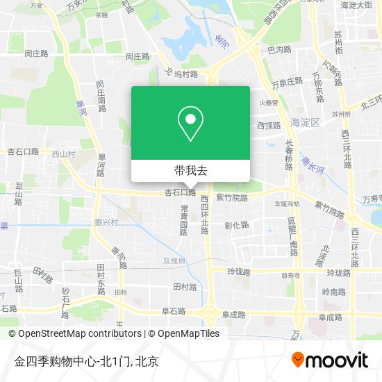 金四季购物中心-北1门地图