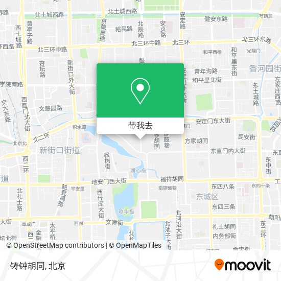 铸钟胡同地图