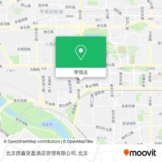 北京西鑫至盈酒店管理有限公司地图